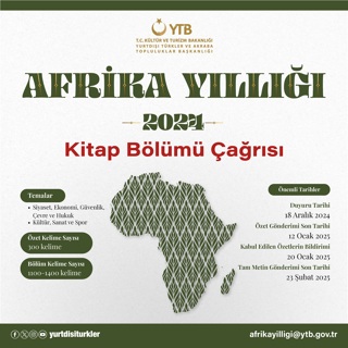 Afrika Yıllığı 2024 Kitap Bölümü Çağrısı